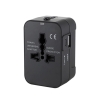 MC803 TRAVEL ADAPTOR - 1 USB + 1  TYPE-C PORT - 2.1A FAST CHARGE Travel Products