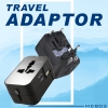 MC803 TRAVEL ADAPTOR - 1 USB + 1  TYPE-C PORT - 2.1A FAST CHARGE Travel Products