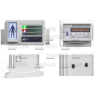 Walk Through Metal Detector with Temperature Measurement Industrial Walk Through Metal Detector Industrial Equipment