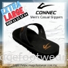 Connec Extra Size Men Casual Slippers-CS-89-8345-BLACK Colour Men Sandals & Slippers