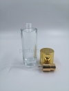 PERFUME BOTTLE 35ML (SCREW PUMP) LZ323/PL GOLD CAP PERFUME BOTTLES