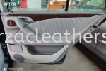 MERCEDES E200 DOOR PANEL COVER REPLACE & SPRAY  Car Door Panel Leather