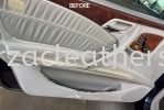 MERCEDES E200 DOOR PANEL COVER REPLACE & SPRAY  Car Door Panel Leather