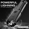 LED02 - SUPER BRIGHT LED TORCH LIGHT - ADJUSTABLE ZOOM FOCUS Fan & LED Light