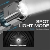 LED02 - SUPER BRIGHT LED TORCH LIGHT - ADJUSTABLE ZOOM FOCUS Fan & LED Light