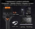 ENDOSCOPE - 3.5 inch LCD Display Articulating Borescope Microscope, Magnifier & Visual Inspection