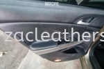 HONDA ACCORD DOOR PANEL WRAPPING REPLACE LEATHER & HANDLE METALLIC SPRAY Car Door Panel Leather