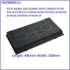 Code: 502766388009 ELECTROLUX CARBON FILTER TYPE 190 for Cooker Hood Cooker Hood Parts Small Appliances Parts