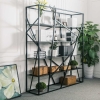 American Iron Multi - Storey Bookcase Rack & Shelves / Hall divider Storage Rack & Shelves Home & Living