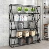 American Iron Multi - Storey Bookcase Rack & Shelves / Hall divider Storage Rack & Shelves Home & Living