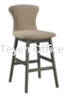 Wooden High Bistro Stool with Fabric STOOL CHAIR CHAIR/STOOL