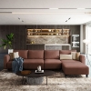 Lazzo 388 Sofa with Stool Sofa Home & Living