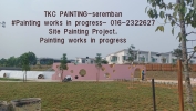 SITE PAINTING PROJECT AT SENDAYAN site painting project at sendayan site project painting TKC PAINTING /SITE PAINTING PROJECTS