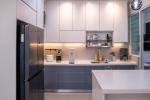 SETIA SKY VILLA ,PENANG  KITCHEN CABINET -MELAMINE DOOR  KITCHEN CABINET 