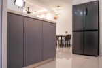 SETIA SKY VILLA ,PENANG  KITCHEN CABINET -MELAMINE DOOR  KITCHEN CABINET 