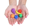 Edx Education® Fruit Counters In A Mini Jar ~ Early Math Skill, Fine Motor Skill EDX Education Toys Therapeutic