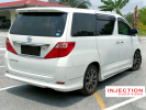 TOYOTA ALPHARD 2008 - 2014 = INJECTION DOOR VISOR WITH STAINLESS STEEL LINING TOYOTA INJECTION