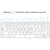 KB01 - WIRELESS FOLDABLE KEYBOARD - POCKET SIZE Computer Accessories