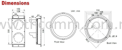 GAC-RGB-25RG LED Traffice Light Accessory  Barrier Gate