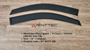 MERCEDES VITO / VIANO / VALENTE / V-CLASS (W639) 2003 - 2014 = VENTTEC DOOR VISOR MERCEDES VENTTEC