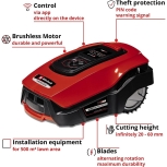 EINHELL Robot Lawn Mower (FREELEXO 500 BT)