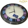 Seiko Auto Constant Light Metallic Black Colour Plastic Case Wall Clock QHA010K SEIKO Wall Clocks