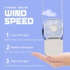 FN02- FOLDABLE PORTABLE MINI FAN - 180 VERTICAL ROTATING Fan & LED Light