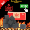 CHARCOAL ARANG ̿ (Hookah Shisha Coconut Charcoal Arang Kelapa - 10kgs) Shisha Charcoal Cube