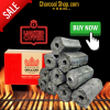 CHARCOAL ARANG ̿ (Sawdust Briquette Charcoal - Standard Quality 10kgs) Standard Quality Sawdust Briquette Charcoal