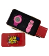 &#65532;B.U.M Equipment Digital Pink Silicon Strap Ladies Watch With Special Box and Free 1pc Strap BUM