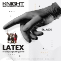 KNIGHT Latex Multi-purpose Gloves (Black Colour)