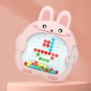 K4410 Magnetic Dot Dot Board - Pink Rabbit IQ Game 