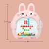 K4410 Magnetic Dot Dot Board - Pink Rabbit IQ Game 