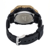 Reebok RV-POD-G9-PJPB-BS Gold Bezel Black Rubber Strap Digital Men Watch REEBOK