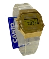 Casio Digital A168XESG-9ADF White Transparent Color Resin Band Unisex Watch DIGITAL CASIO