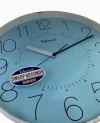 Telesonic Blue Dial White Plastic Case Sweep Movement Wall Clock Q0732 TELESONIC Wall Clocks