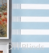 Zebra Blinds - Sky Blue Classic Zebra Blinds