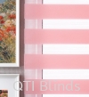 Zebra Blinds - Pink Classic Zebra Blinds