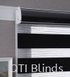 Zebra Blinds - Black Classic Zebra Blinds