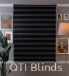 Zebra Blinds - Black Classic Zebra Blinds