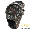 Alba Chronograph Dial Black Mineral Crystal Glass Stainless Steel Case Black Leather Strap Men Watc ALBA