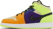 Air Jordan 1 Mid SE GS 'Volt Vivid Orange' Air Jordan 1 Mid Air Jordan