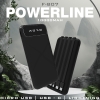 F-807 POWERLINE - POWERBANK WITH 4 DETACHABLE BUILT IN CABLE - 10000mAh PowerBank