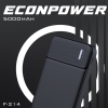 F-214 ECONPOWER - 5000mAh - POWERBANK - 2.1A FAST CHARGE PowerBank