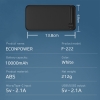 F-222 ECONPOWER - 10000mAh - POWERBANK - 2.1A FAST CHARGE PowerBank