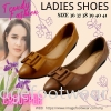 Croopper Women Casual Flats Shoes-CP-52-84013- COFFEE Colour Ladies Shoes