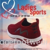 Trendy & Sportive Lady Shoe -TF-06-RED Colour Ladies Sport Shoes