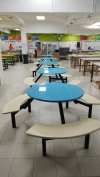 FCH540-6R - 6 Seater Food Court Set Food Court Set Food Court Furniture / Canteen Furniture