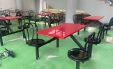 FCH541B1 C/w Backrest Food Court Set Food Court Furniture / Canteen Furniture