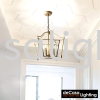 RETRO GOLDEN SQUARE PENDANT LIGHT (P5745) Classic / European Pendant Light PENDANT LIGHT